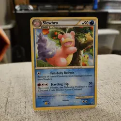 Slowbro Pokemon TCG HGSS Undaunted Uncommon Card #38/90 - Image 1