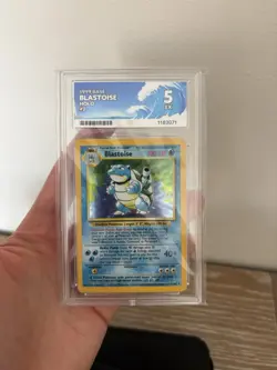 Blastoise 2/102 Base Set Ace Graded 5 Pokemon Card - Image 1
