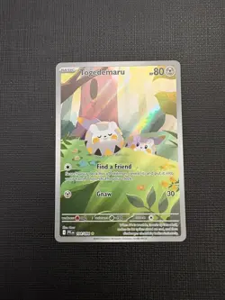 Pokemon Card Togedemaru Illustration Rare Phantasmal Flames 104/094 Near Mint - Image 1