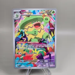 Ludicolo 095/094 Illustration Rare Phantasmal Flames Holo Pokemon Card Near Mint - Image 1