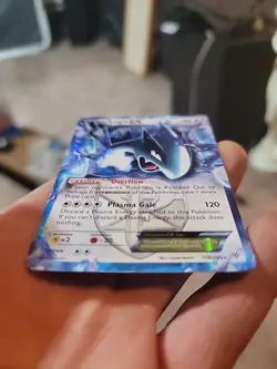 Lugia EX 102/113 Pokemon TCG Legendary Treasures Black White Rare Card LP - Image 4