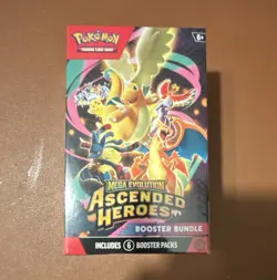 Pokemon TCG Mega Evolution—Ascended Heroes Booster Bundle 6 Packs 60 Cards - Image 1