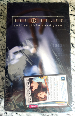 The X-Files CCG, Expansion Edition Booster Box w/ Teamwork Card SEALED NEW !!!! - Image 1