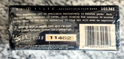 The X-Files CCG, Expansion Edition Booster Box w/ Teamwork Card SEALED NEW !!!! - Image 2