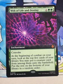2025 MTG Spider-Man Web of life And Destiny Extended Art #268 - Image 1