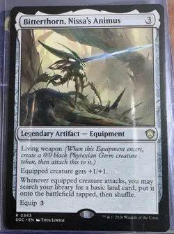 Bitterthorn, Nissa's Animus SOC NM MTG - Image 1
