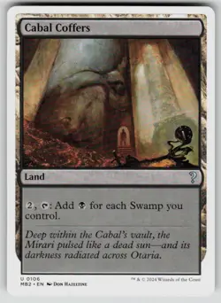 Cabal Coffers (White Border) Uncommon Mystery Booster 2 106 MTG Near Mint 2024 - Image 1
