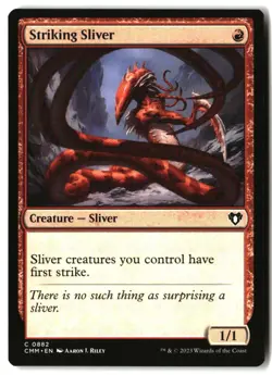 MTG Striking Sliver [CMM - 882] LP - Image 2