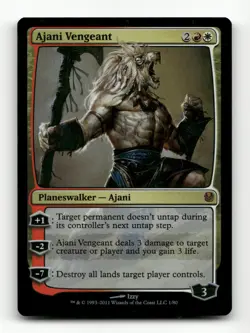 Ajani Vengeant Foil Duel Decks: Ajani vs. Nicol Bolas #1 Magic the Gathering - Image 1