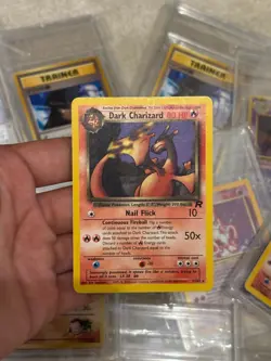 2000 POKEMON TEAM ROCKET #21/82 DARK CHARIZARD WOTC MINT CONDITION - Image 1