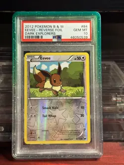 Pokemon - Eevee Reverse Holo, Dark Explorers #84 PSA 10 Gem Mint - Image 1
