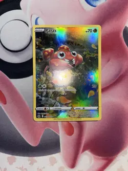 Pokemon Paras GG32/GG70 Crown Zenith Galarian Gallery Ultra Rare Holo Light Play - Image 1
