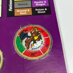1999 Pokemon Battling Coin Game Hasbro Charizard #06 Squirtle #07 Goldeen #118 - Image 3
