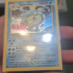 Pokemon TCG Base Set Gyarados 006/102 1999 Holo Rare Holo 100 HP EN - Image 2