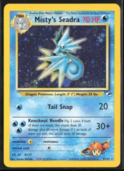 Mistya€™s Seadra 2000 Pokemon Gym - Heroes Holo Prerelease #9/132 - Image 1