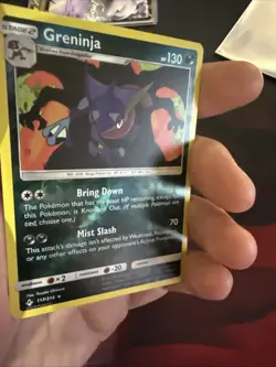 Greninja 117/214 - Unbroken Bonds Reverse Holo Rare Pokemon TCG NM - Image 3