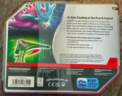 Pokemon TCG Paradox Clash Iron Leaves EX Sealed Tin Factory Sealed - Image 2