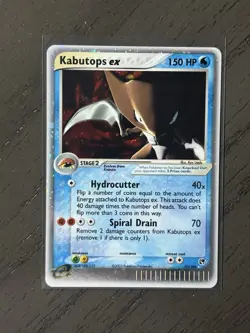 Pokemon TCG Kabutops EX 97/100 EX Sandstorm Holo Rare Vintage - Image 1