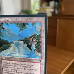MTG Magic The Gathering Rainbow Vale Fallen Empires Land - Image 2