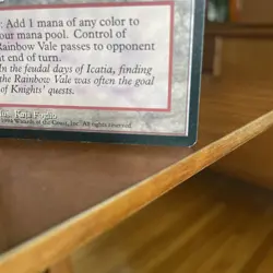 MTG Magic The Gathering Rainbow Vale Fallen Empires Land - Image 3