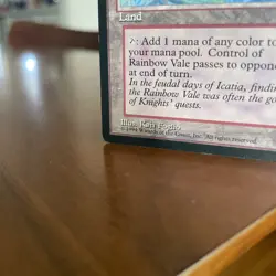 MTG Magic The Gathering Rainbow Vale Fallen Empires Land - Image 4