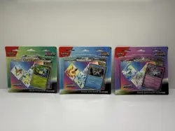 Full Set- Pokemon TCG Prismatic Evolutions Tech Sticker Collection- x3 - Image 2