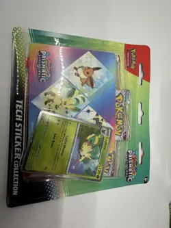 Full Set- Pokemon TCG Prismatic Evolutions Tech Sticker Collection- x3 - Image 3