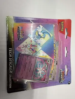 Full Set- Pokemon TCG Prismatic Evolutions Tech Sticker Collection- x3 - Image 4