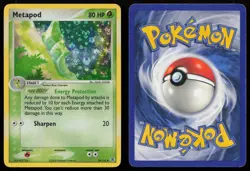 Metapod 39/112 Reverse Holo Uncommon FireRed & LeafGreen Pokemon English MP - Image 3