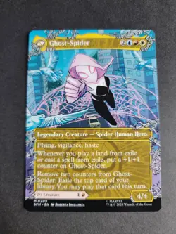 Gwen Stacy 0209 (Borderless) Mythic MTG Spider-Man - Image 2