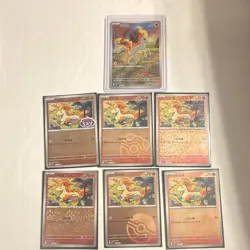Pokemon TCG Chinese Gem Pack Vol.4 Exclusive Ponyta CBB4C-0107/07 NM Centering - Image 1