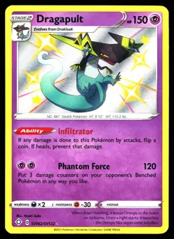 DRAGAPULT SV062/SV122 SHINY RARE SHINING FATES SHINY VAULT POKEMON LP - Image 1