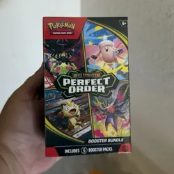 Pokemon TCG Mega Evolution Perfect Order Booster Bundle Box 6 Packs English - Image 1