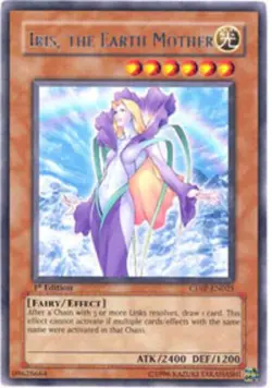 Iris, the Earth Mother - CDIP-EN025 - Rare - 1st Edition Lightly Played Cyberdar - Image 1