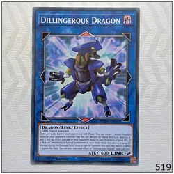 Dillingerous Dragon - DANE-EN041 - Common 1st Edition Yugioh - Image 1