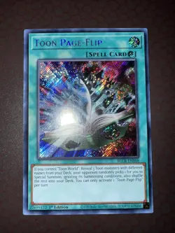 Yu-Gi-Oh! Toon Page-Flip - BLCR-EN068- Secret Rare- 1st Edition NM! - Image 2