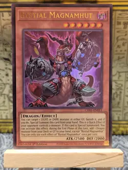 Yu-Gi-Oh! TCG Bystial Magnamhut CH01-EN011 Ultra Rare All Foil 1st Edition NM/M - Image 1