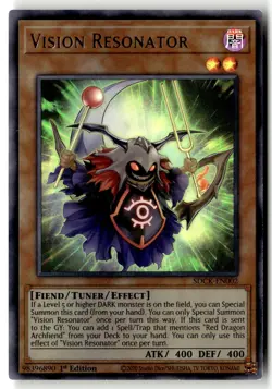 Vision Resonator SDCK-EN002 Structure Deck: The Crimson King Yu-Gi-Oh LP - Image 1