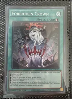 Forbidden Crown BPRO-EN067 Secret Rare 1st Edition NM - Image 1