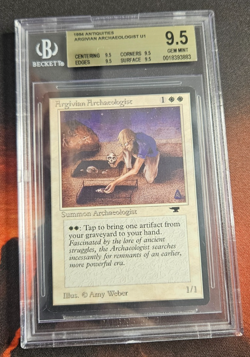 Antiquities - Argivian Archaeologist - MTG - BGS 9.5 - Gem Mint - Quad ! - Image 4