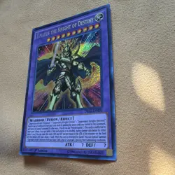 Timaeus the Knight of Destiny Secret Rare Dragons of Legend 2 DRL2-EN001 LP - Image 3