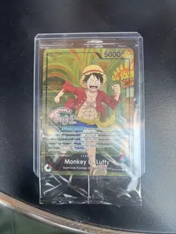 Carte One Piece TCG – Monkey D. Luffy OP13-001 – Musee Grevin Paris Exclusive Pr - Image 1