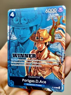 Portgas.D.Ace (Winner Pack 2026 Vol. 2) OP-PR P-103 Foil PR NM One Piece Promoti - Image 1