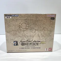 Sealed One Piece TCG Anime 25th Collection EB-02 Booster Box - Bandai TCG - Image 1