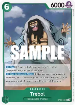 OP04-030 Trebol English R One Piece TCG Card Game - Image 2