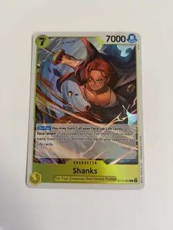 ST13-009 SHANKS C THE THREE BROTHERS ULTRA DECK ONE PIECE CARD GAME NM - Image 1