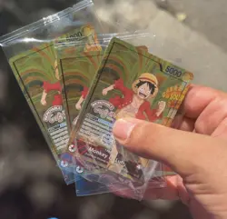X1 One Piece Musee Grevin Luffy Promo OP13-001 - Ships Monday - Image 1