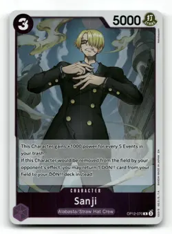 Sanji (070) OP12-070 - Legacy of the Master - One Piece Card NM/M - Image 1