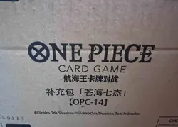 One Piece TCG Chinese OPC-14 Booster Box Sealed Case The Azure Sea's Seven OP14 - Image 1