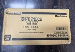 One Piece TCG Card Game Chinese OP-02 Booster Box Sealed Paramount War Full Case - Image 1
